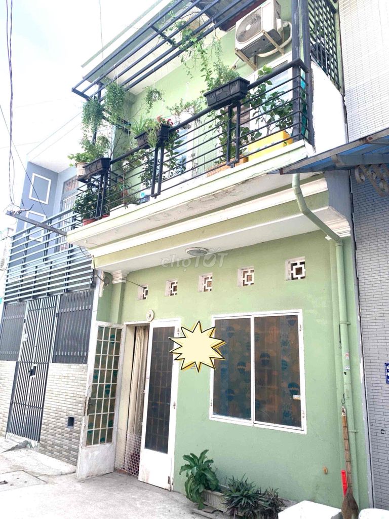 Two-Story House Near Market with Balcony