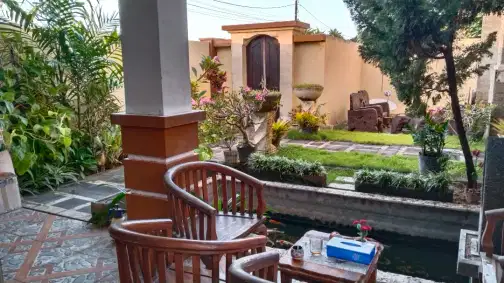 Large 2-Story House Near Bali Airport with Rice Field View