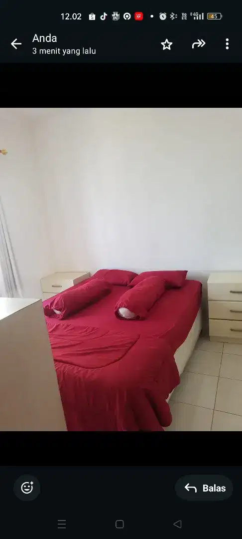 Di Sewakan Apartemen Sudirman park 1 kamar furnish Nego