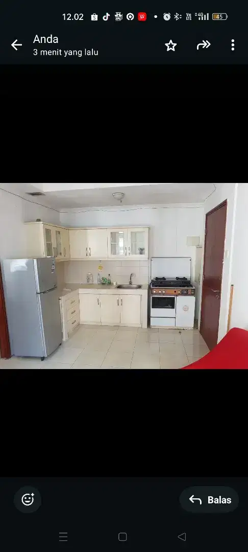 Di Sewakan Apartemen Sudirman park 1 kamar furnish Nego