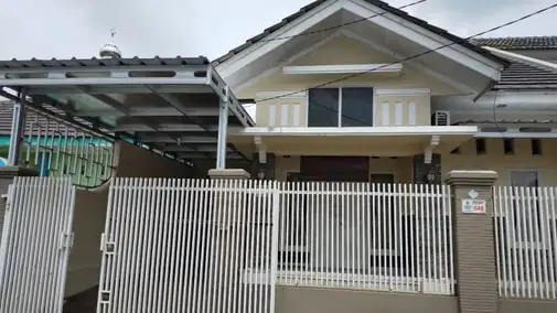 Modern Two-Story House with Security Gate System