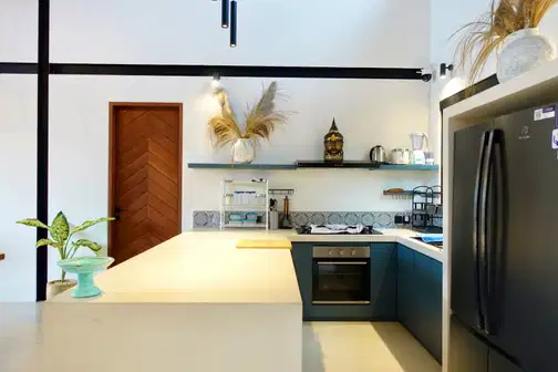 Stylish 2-Bedroom Villa in Kaba-Kaba with Ricefield Views