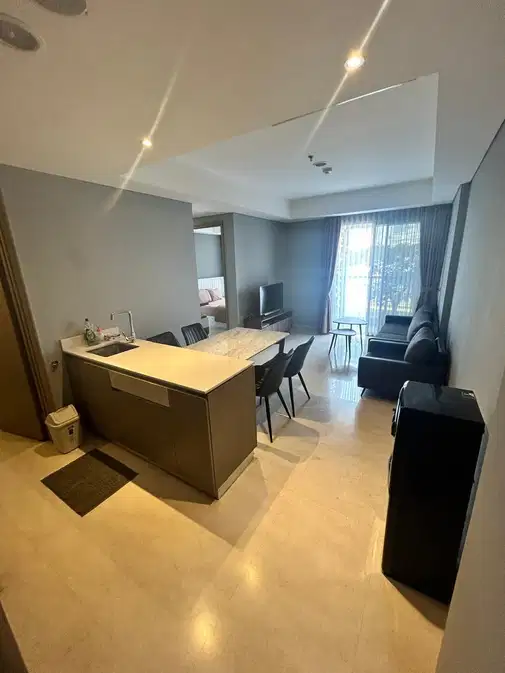 Pantai Indah Kapuk-тегі Gold Coast пәтері - 2 жатын бөлмелі, толық жабдықталған