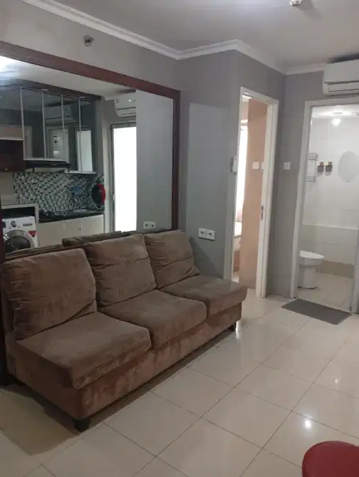 2 бөлмелі жиһазбен жабдықталған пәтер Bassura City, Flamboyan мұнарасы