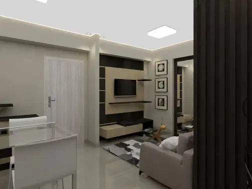 Modern Urban Apartment with Romantic Atmosphere