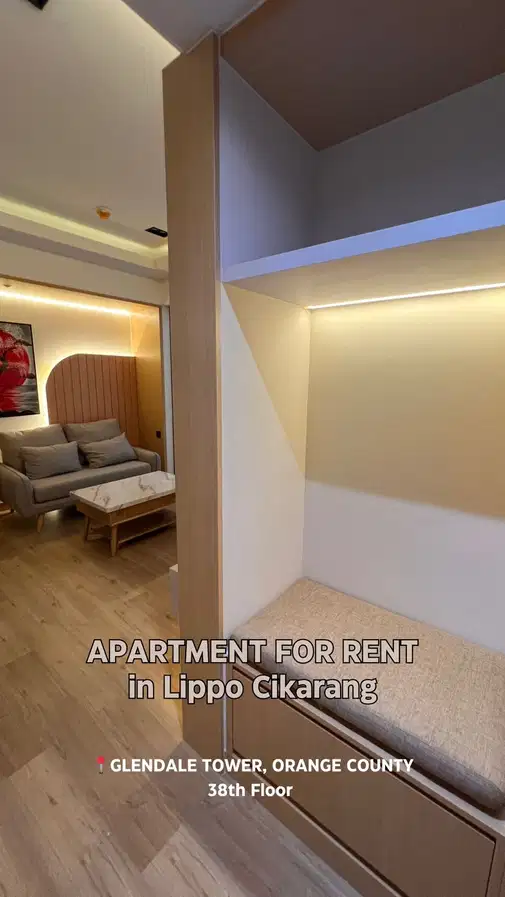 Spacious Apartment in Lippo Cikarang, Glendale Tower, 38th Floor