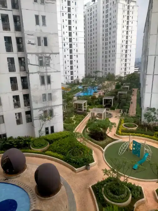 2-комнатная квартира без мебели в Bassura City