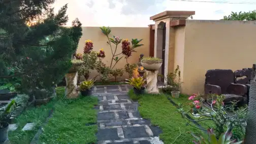 Large 2-Story House Near Bali Airport with Rice Field View