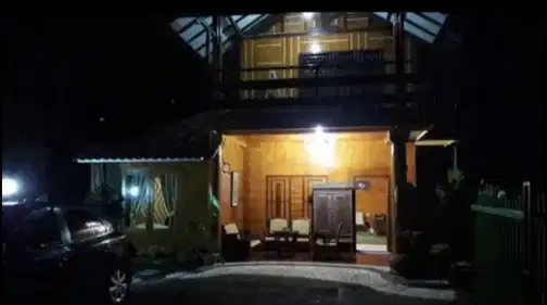 Villa with private pool, traditional architecture, near rural settlement
