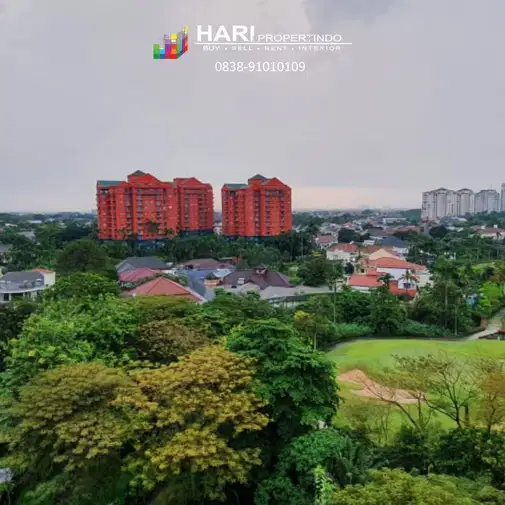 Hamptons Park пәтері - Pondok Indah-тағы гольф көрінісі бар кең 3 бөлмелі пәтер