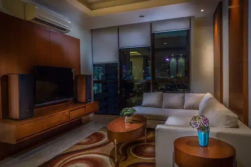 Setiabudi Residences 2 бөлмелі жабдықталған пәтер Судирман көрінісімен