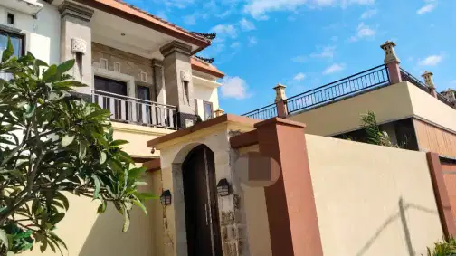 Large 2-Story House Near Bali Airport with Rice Field View