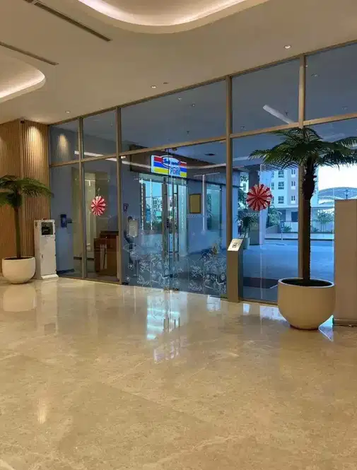 Жабдықталған студиялық пәтер, жүзім бассейнімен