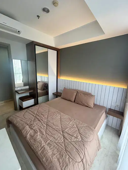 Pantai Indah Kapuk-тегі Gold Coast пәтері - 2 жатын бөлмелі, толық жабдықталған