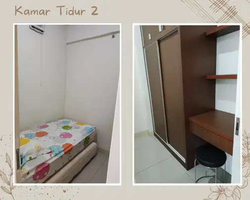 Green Pramuka tower orchid 2br furnish sudah ipl
