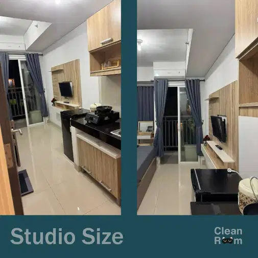 Monthly Rental Studio at Serpong Garden Apartment - Near ICE BSD