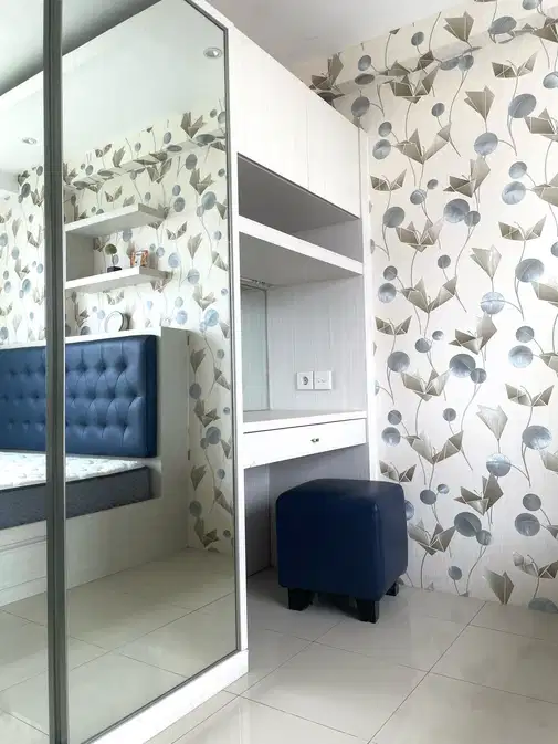 Bassura City Superblok-тегі жиһазбен жабдықталған 2 бөлмелі пәтер