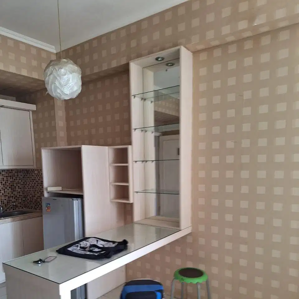 Furnished 1BR Apartment Near Binus with Pool View