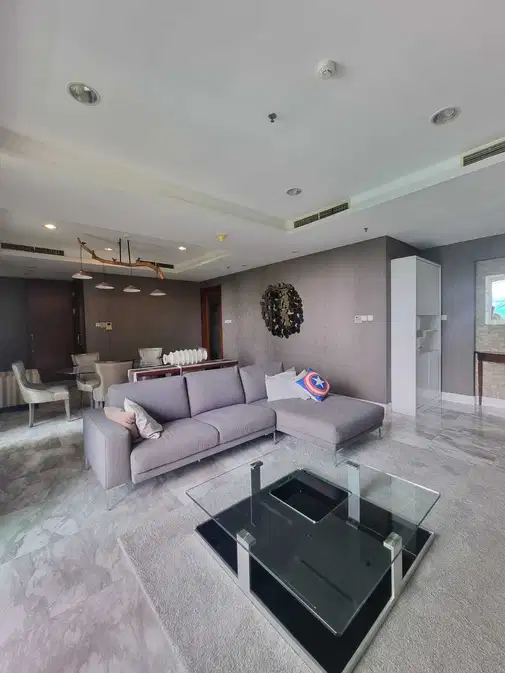 Senayan City Residences-тегі панорамалық көрінісі бар 2 бөлмелі люкс пәтер