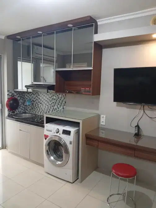 2 бөлмелі жиһазбен жабдықталған пәтер Bassura City, Flamboyan мұнарасы