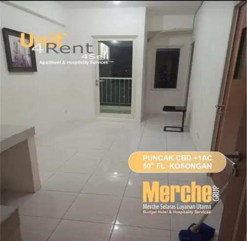 2BR CBD Apartment with AC and Balcony