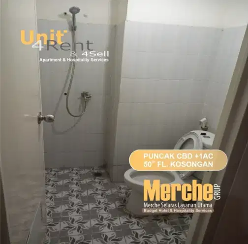 2BR CBD Apartment with AC and Balcony