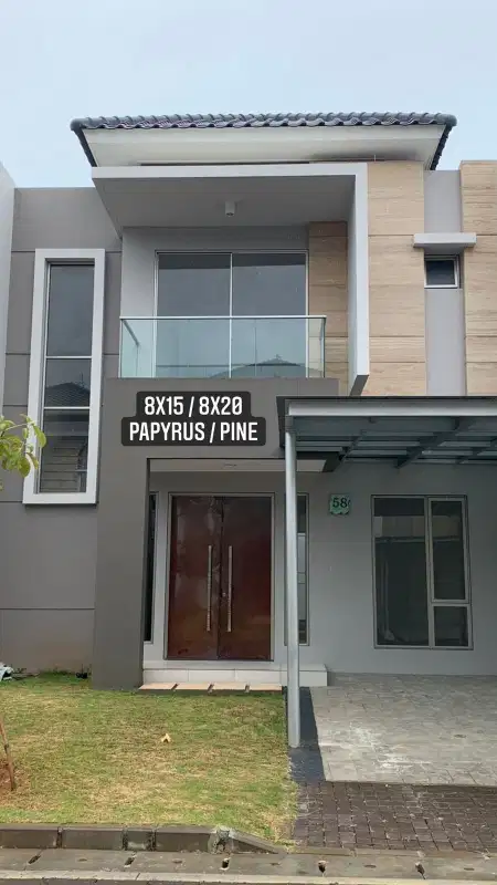 Golf Island PIK Papyrus House 8x15 with 3 Bedrooms