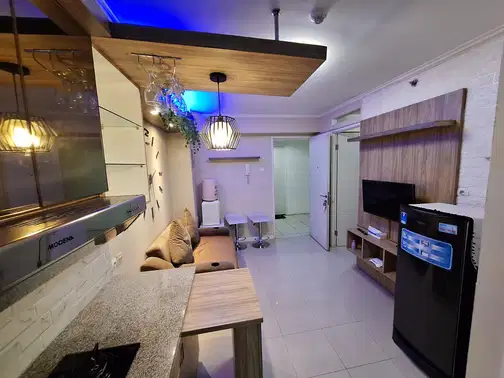 2BR Furnished Apartment at Bassura City, Flamboyan Tower, Floor 25