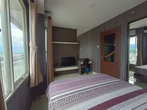 Furnished 1-Bedroom Apartment with City Views