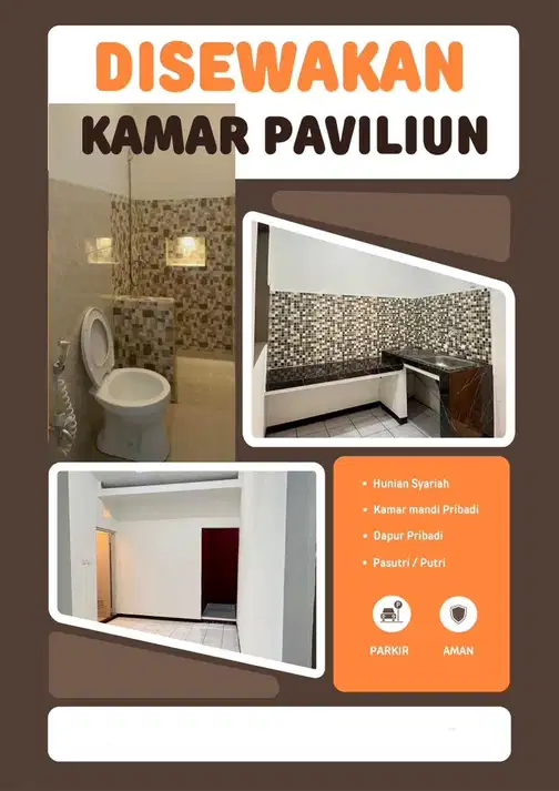 Disewakan Kamar Paviliun - Syariah Room Rental