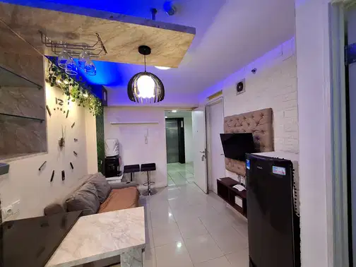 2BR Furnished Apartment at Bassura City, Flamboyan Tower