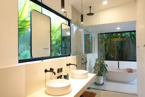 Stylish 2-Bedroom Villa in Kaba-Kaba with Ricefield Views
