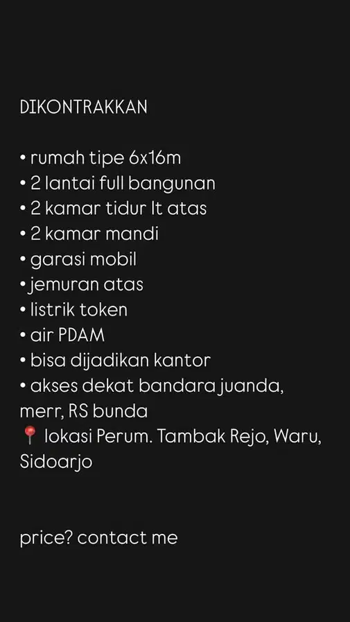 2-Story House with Multiple Features in Sidoarjo