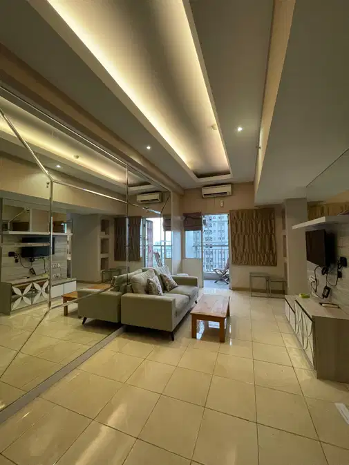 Seasons City пәтері - 2 бөлмелі жабдықталған пәтер қала көрінісімен