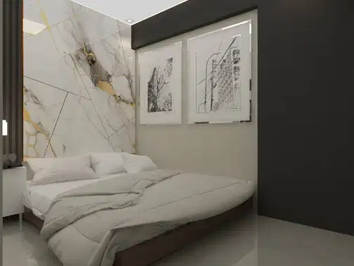 Modern Urban Apartment with Romantic Atmosphere