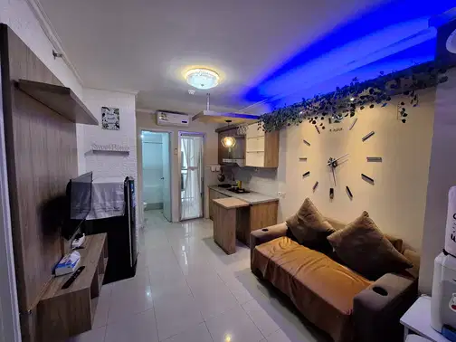 2BR Furnished Apartment at Bassura City, Flamboyan Tower, Floor 25