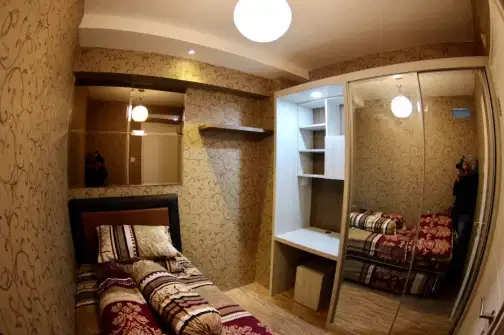 Bassura City пәтері - 2 жатқышты толық жабдықталған бөлме