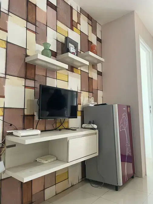 Bassura City Superblok-тегі жиһазбен жабдықталған 2 бөлмелі пәтер