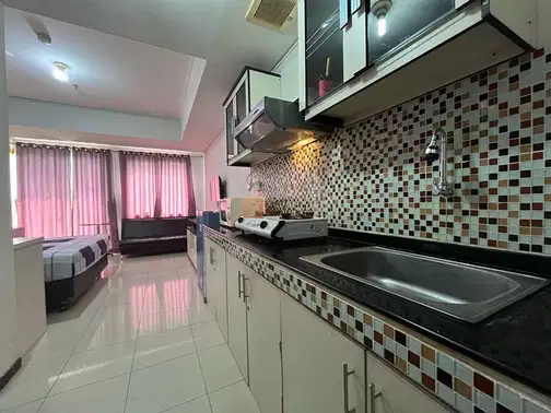 Studio Apartment at Royal Mediterania Garden - Fully Furnished Strategic Location