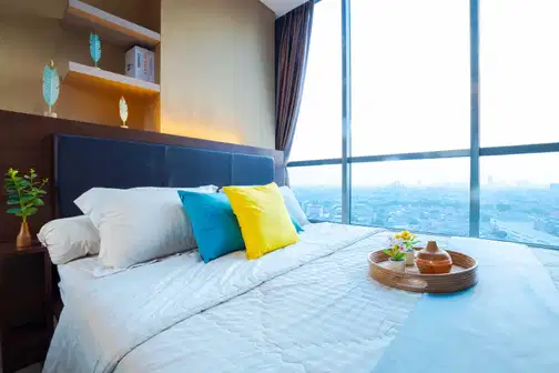 Fully Furnished Apartment with City View in Central Jakarta