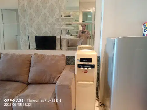 Джакарта қаласының орталығындағы 2 бөлмелі жиһаздармен жабдықталған пәтер