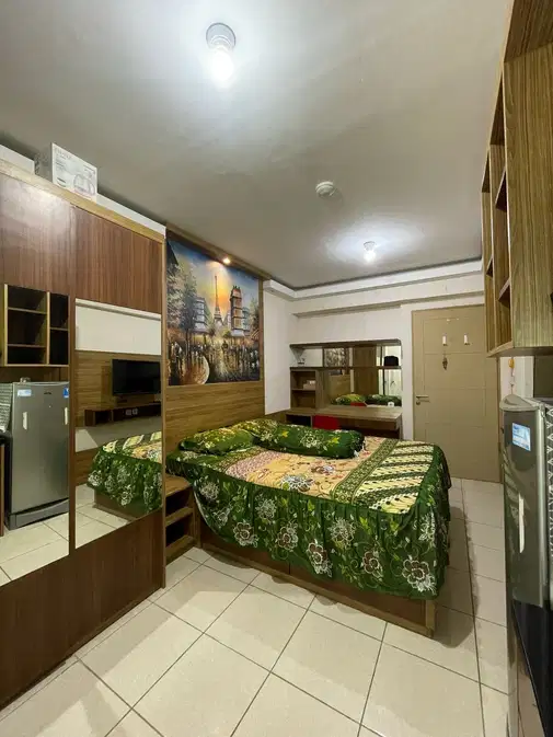 Studio Apartment at Educity Tower Princeton, Compact and Fully Furnished