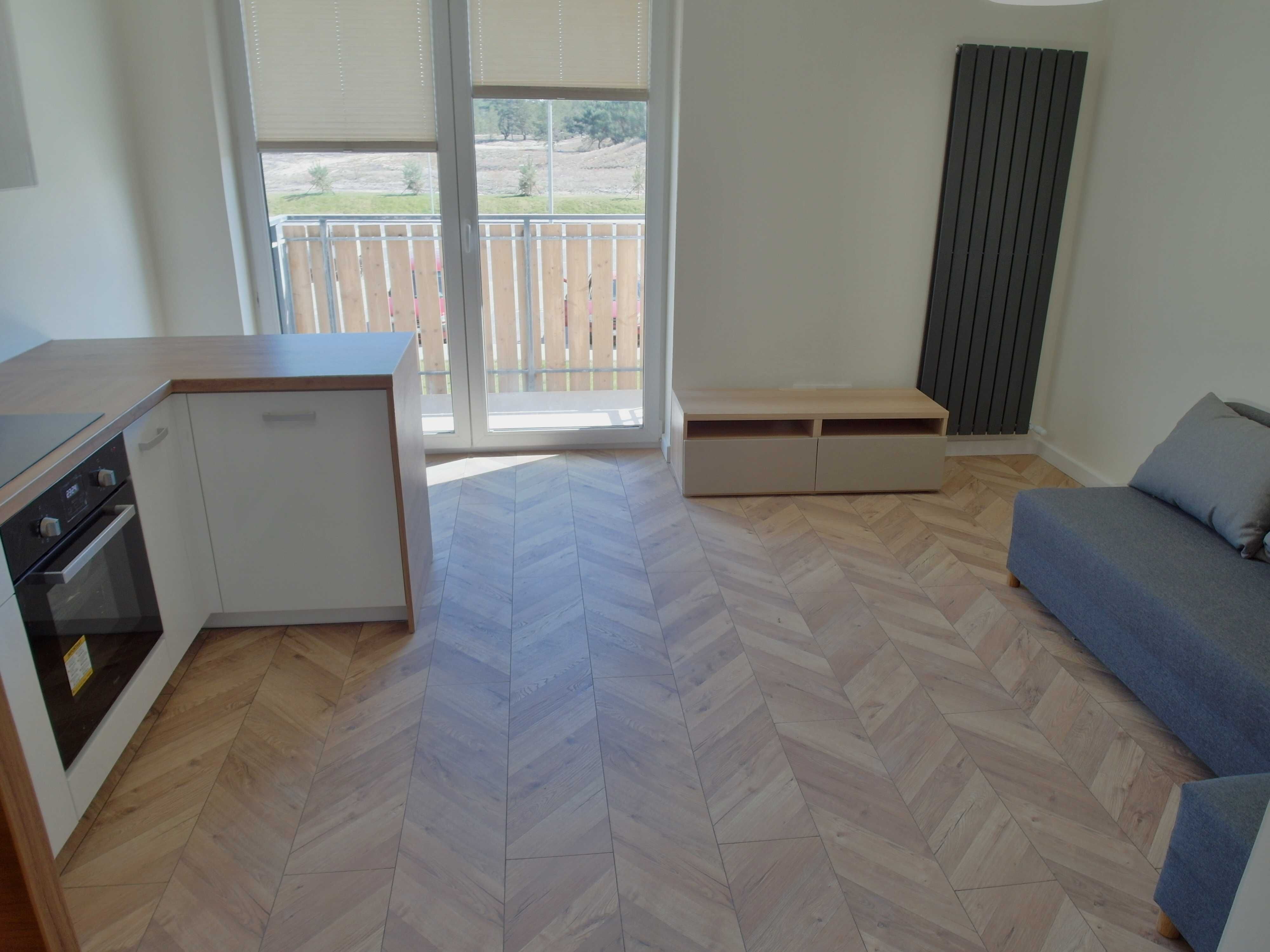 Modern Studio Apartment Near Forest with Balcony