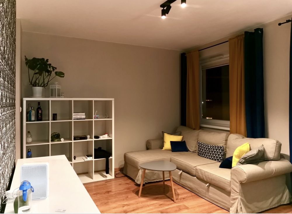 Sunny Studio Apartment with Balcony near City Infrastructure