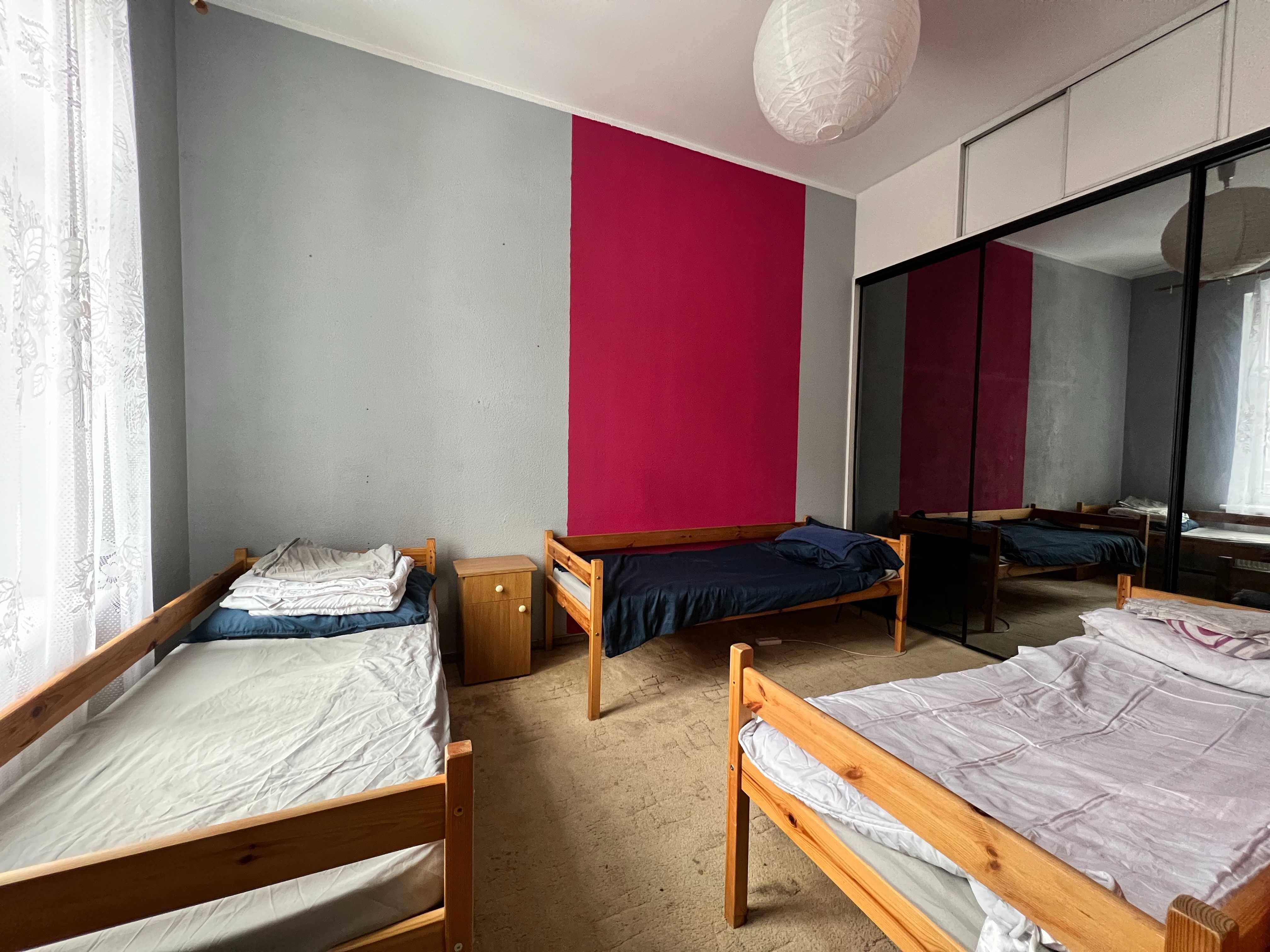 Two-Room Apartment in Szczecin City Center, 68m², 7 Beds for Workers