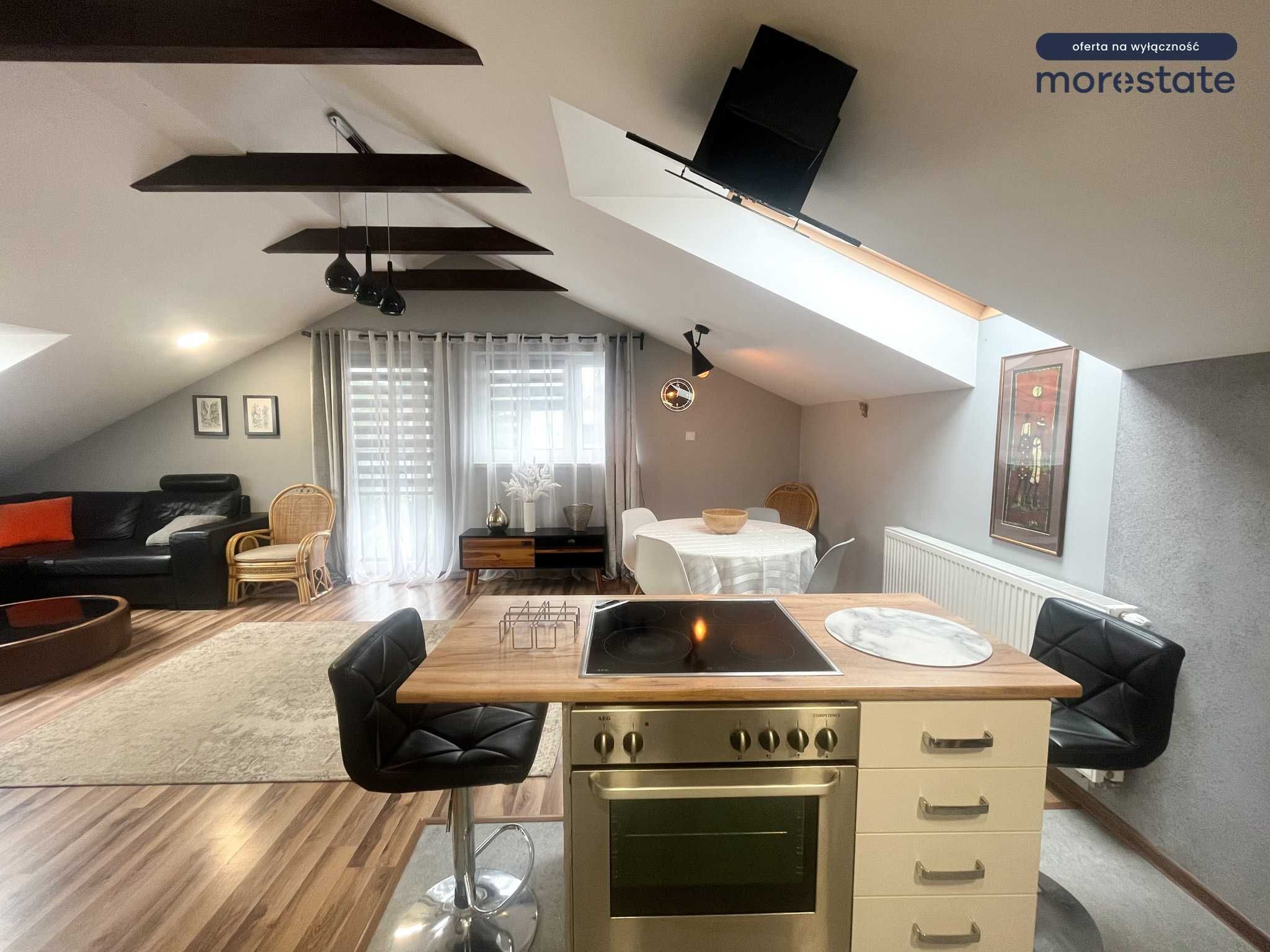 Two-room apartment with walk-in closet in Krakow's Bielany district