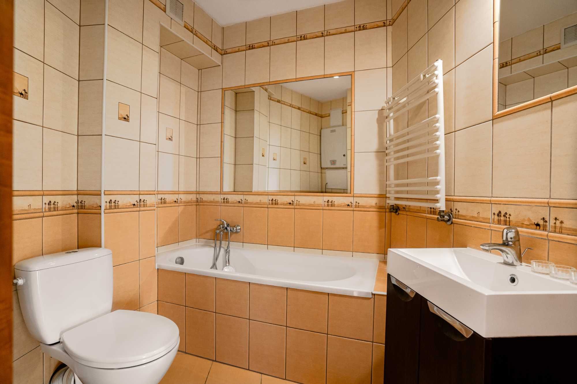 Two-room apartment in city center with designer interior