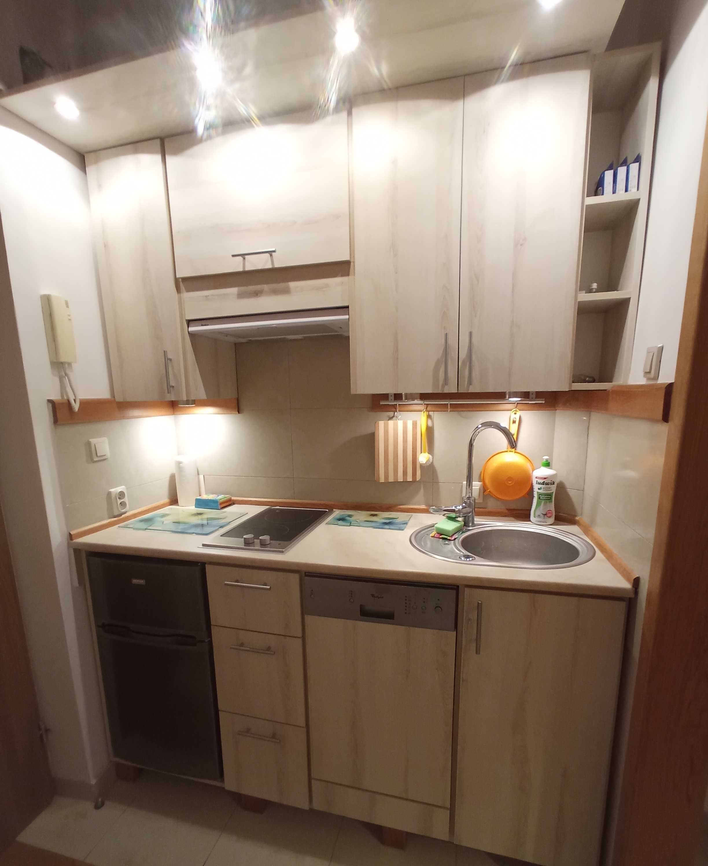Bright Studio Near Raclawica Metro with Garden View