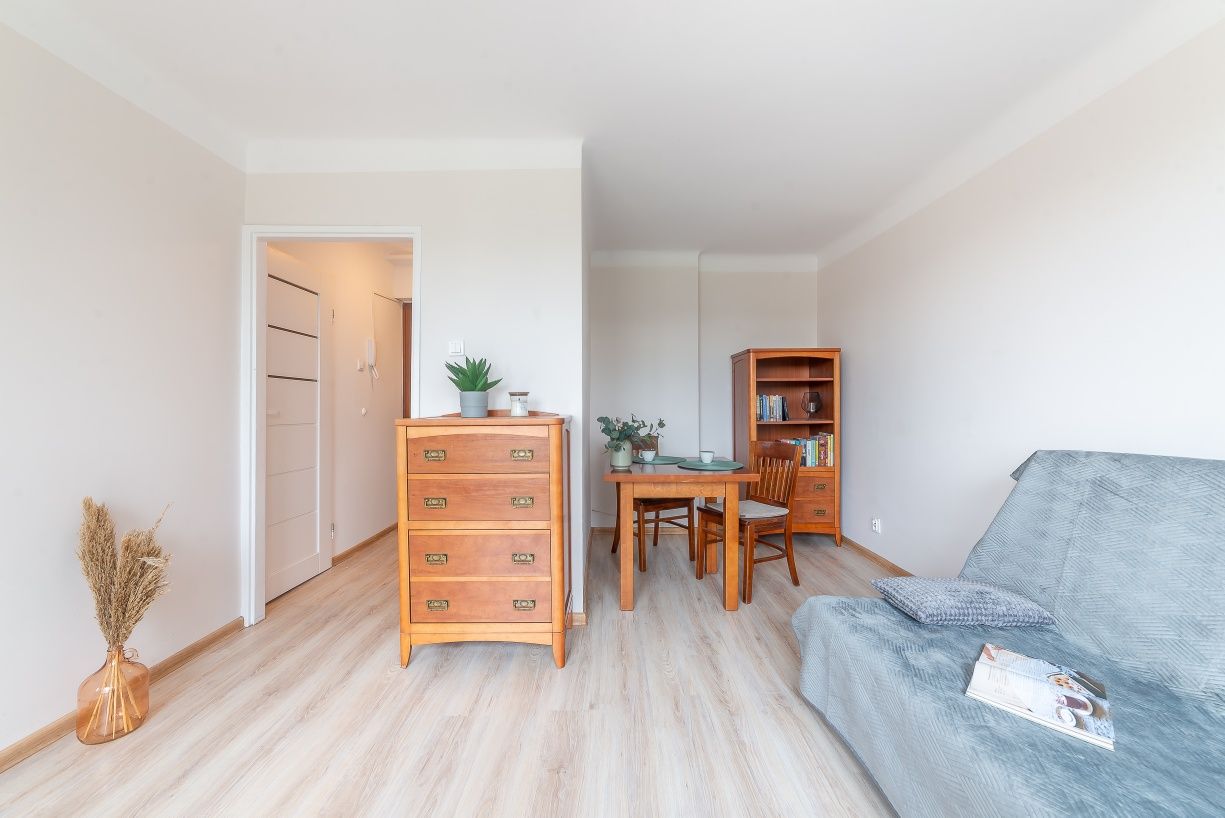 Bright Studio Near Art Academy with Balcony