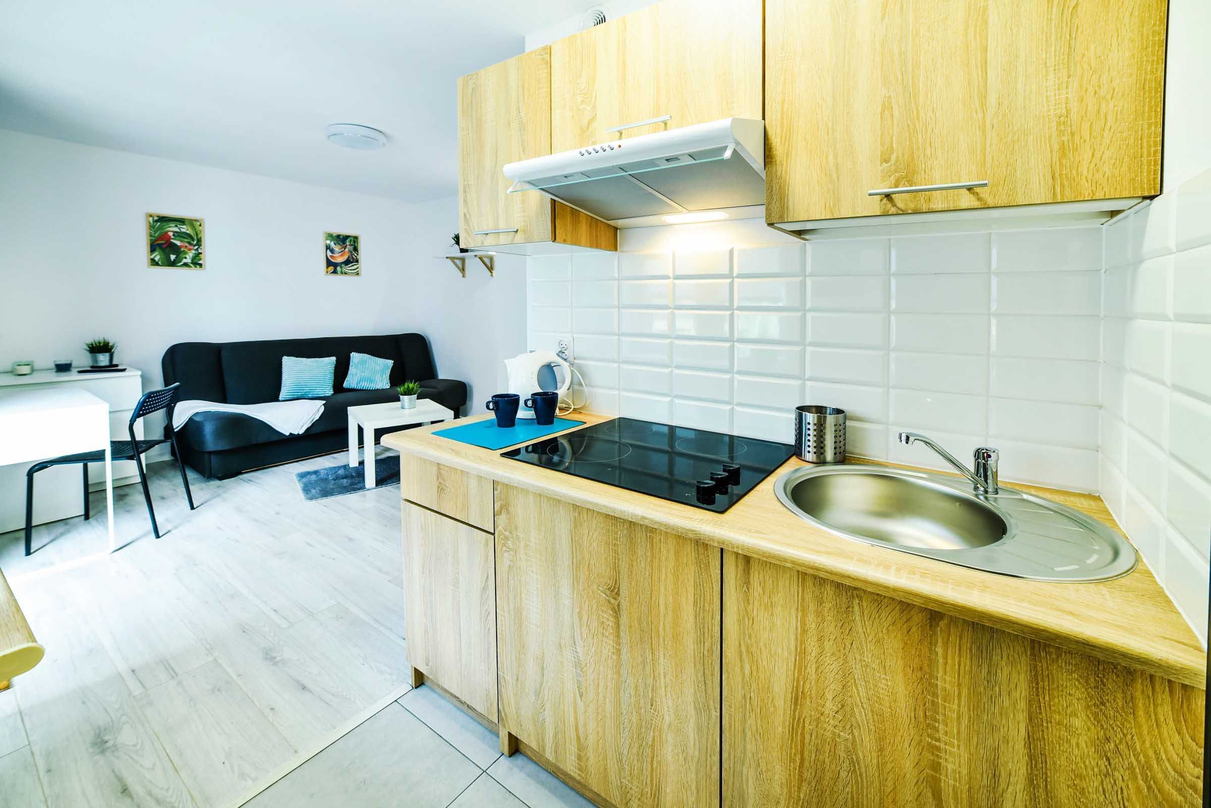 Fully Equipped Studio Apartment in Bronowice, 18m²